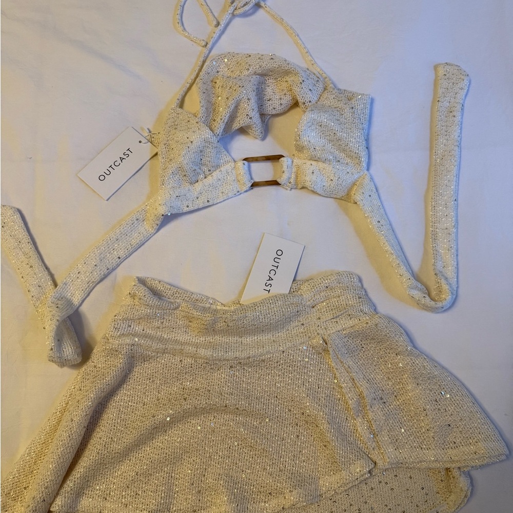 Outcast Cream Crop Top